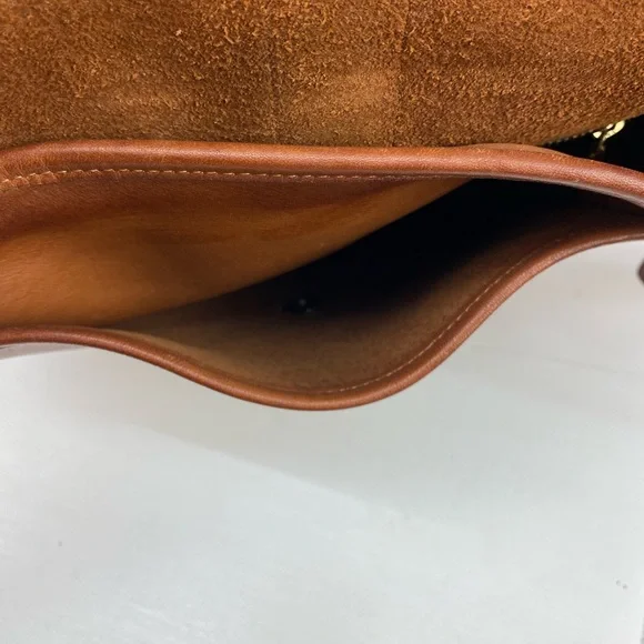 Coach Vintage Brown‎ Leather Crossbody Bag - Picture 7 of 15